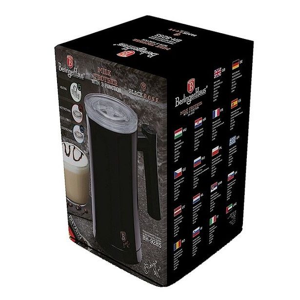BERLINGERHAUS Napěňovač mléka elektrický Black Rose Collection BH-9285