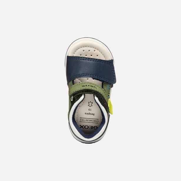 Tmavě modré chlapecké sandály pro první krůčky Geox Sandal Zapito Boy