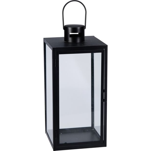 PROGARDEN Lucerna kovová sada 2 ks 18 / 14 cm černá KO-NB1251560