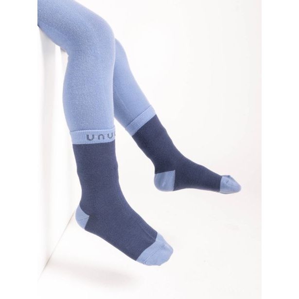 Unuo Dětské bambusové ponožky Classic, 2 páry, Modrá