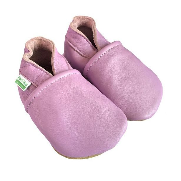 Hopi Hop Barefoot kožené capáčky - lila