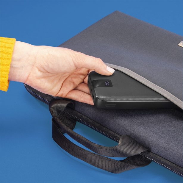Hama PD 20 powerbanka, 20000 mAh, 3 výstupy: 1x USB-C, 2x USB-A, LED displej, PD, Qualcomm
