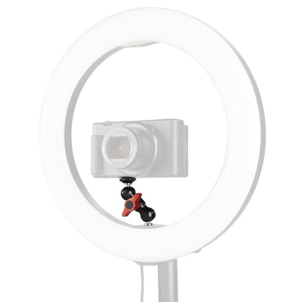 Hama Twin Ball 72, rameno s 2 kulovými klouby pro kruhová LED světla, 2x 1,4", 7,2 cm