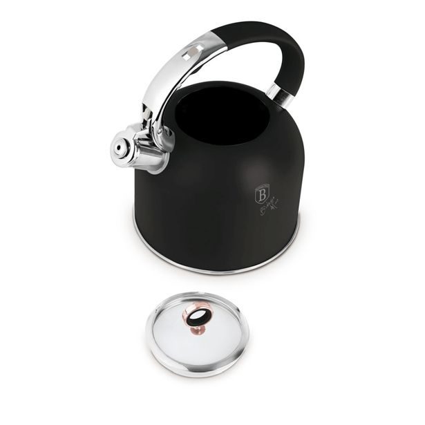 BERLINGERHAUS Konvice se skleněným víkem 3 l Black Rose Collection BH-8920