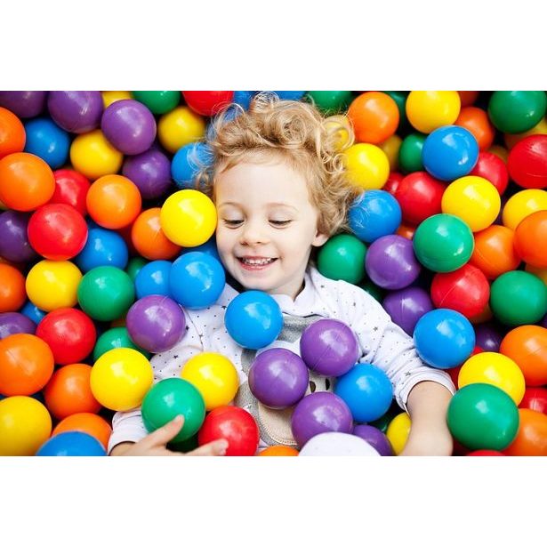 Plastica Plastové míčky s kačenkou a udičkou, 62ks, 6cm