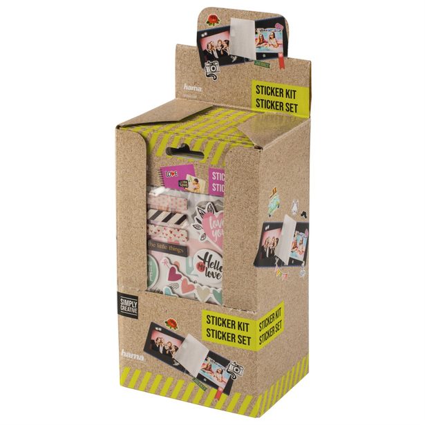 Hama samolepky pro kreativní tvorbu, různé motivy, balení 30 setů (cena je uvedená za 1 set)