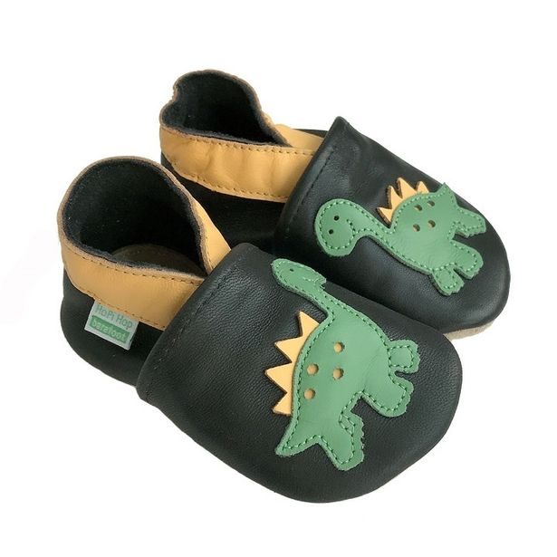 Hopi Hop Barefoot kožené capáčky - dino