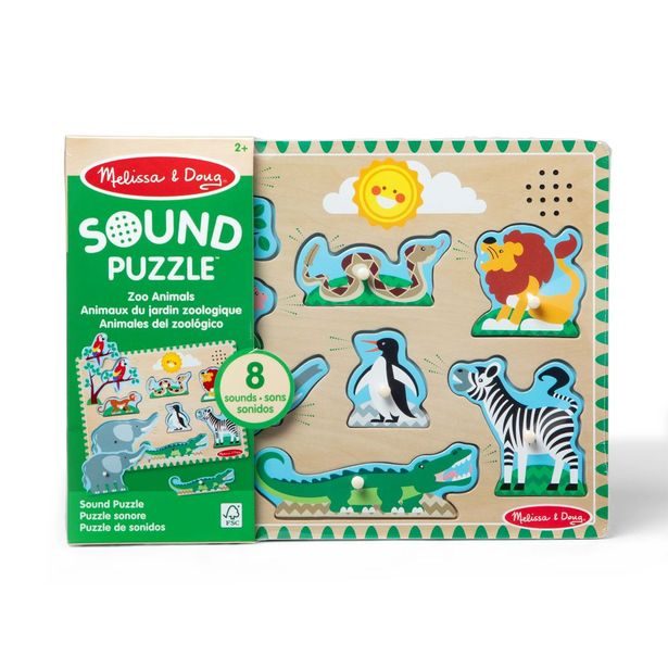 MELISSA & DOUG PUZZLE SE ZVUKOVÝMI EFEKTY