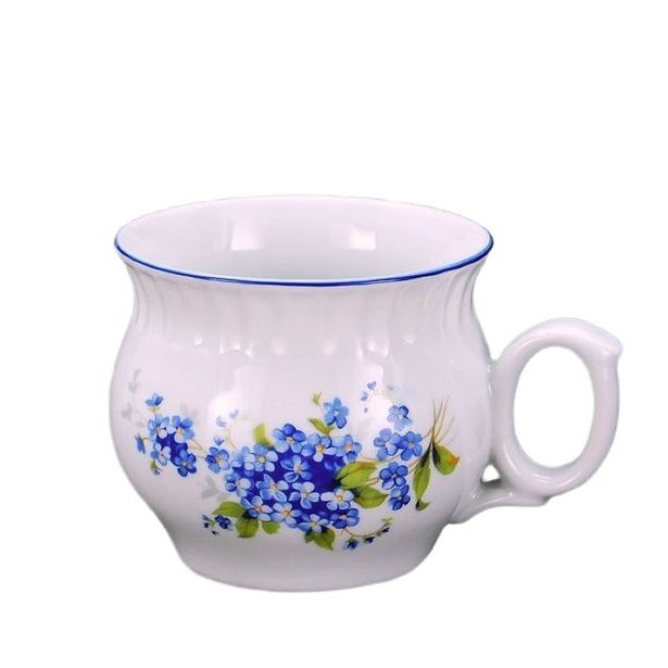 hrnek 290ml DARUME-POMNĚNKY modrá, čes.porcelán