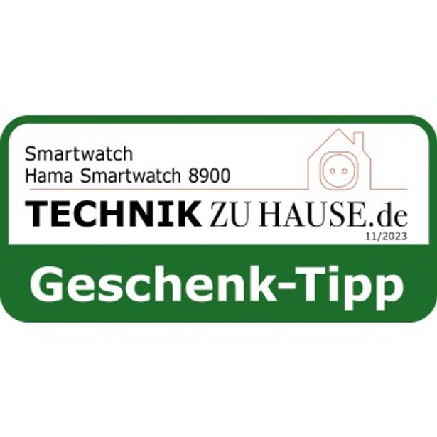 Hama 8900, smart hodinky, GPS, AMOLED 1,32“, funkce telefonování, Alexa, béžové/zlaté