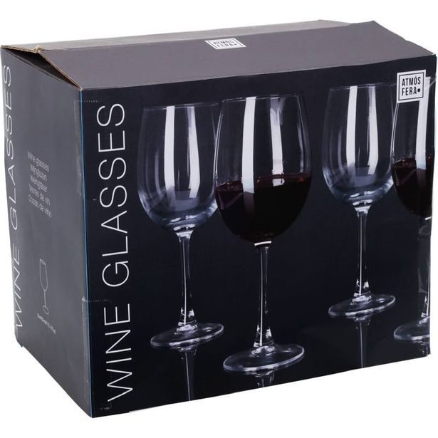 EXCELLENT HOUSEWARE Sklenice na víno 465 ml sada 6 ks KO-170490110