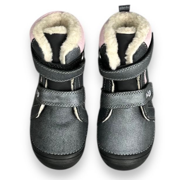 Ponte20, dětské zimní boty - Černo-růžové