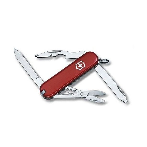 nůž 10-funkcí 58mm, Rambler červený, kapesní Victorinox