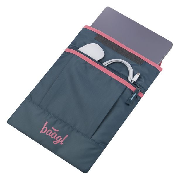 BAAGL Obal na notebook Logo růžový GRS