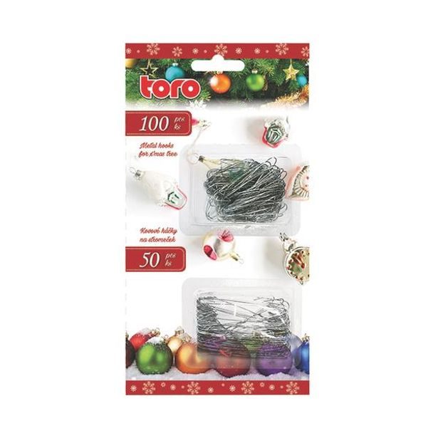TORO HÁČKY VÁNOČNÍ NA OZDOBY 150KS_hamashop