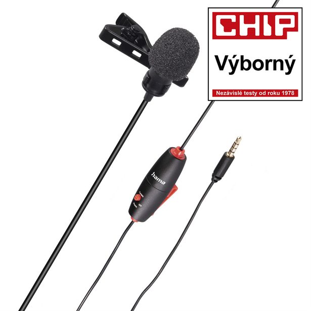 Hama klopový mikrofon Lavalier Smart, mono