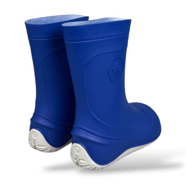 Dětské barefoot holinky LICO Aride Rain – modré
