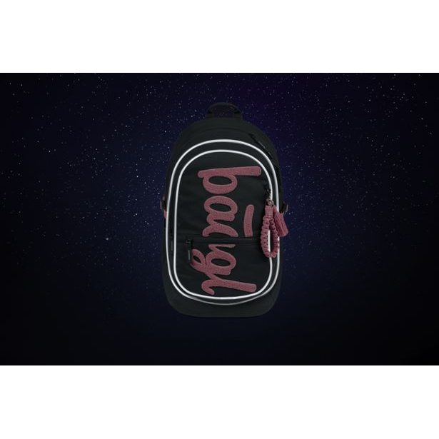 BAAGL SET 5 Core Logo růžový: batoh, penál, sáček, ledvinka, obal na notebook GRS