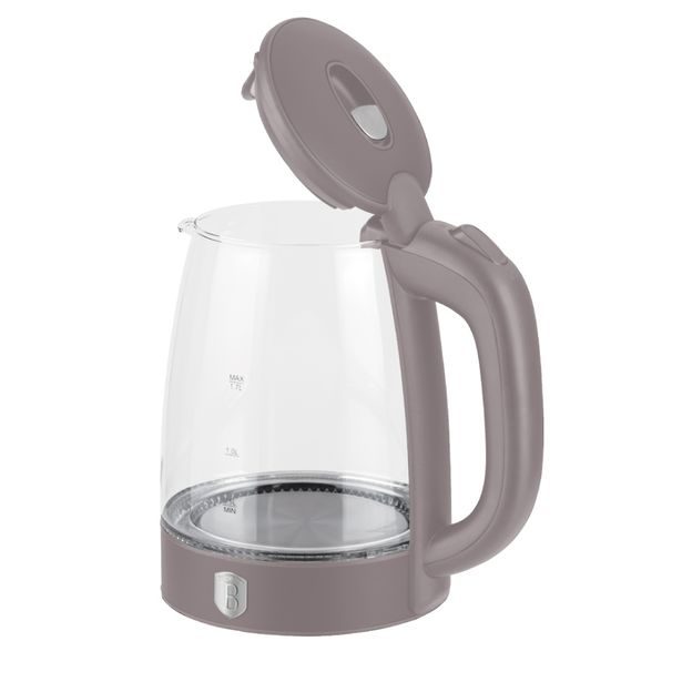 BERLINGERHAUS Rychlovarná konvice skleněná 1,7 L Taupe Collection BH-9814