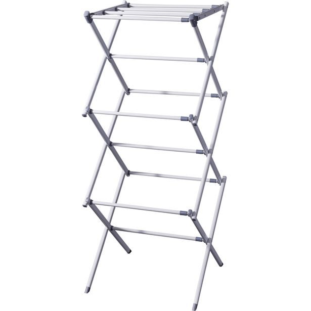 H & S COLLECTION Sušák na prádlo skládací kov 75 x 40 x 104 cm KO-526000140
