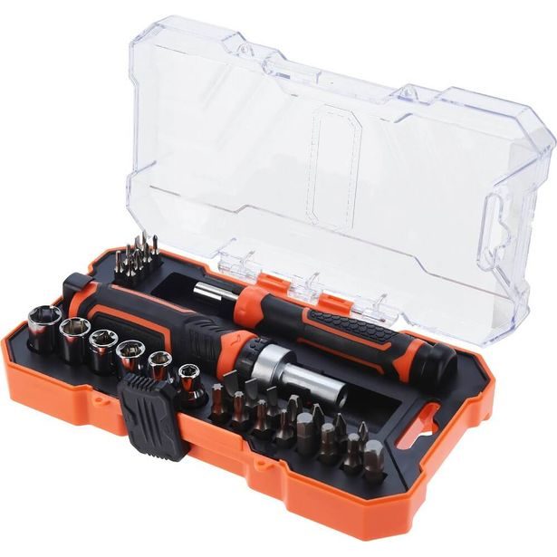 FX TOOLS Ráčna a šroubovák s nástavci sada 31 ks HARDEN KO-CR1001700