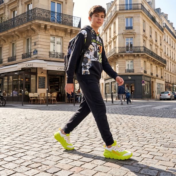 Zelené chlapecké tenisky Geox Flexyper Fast