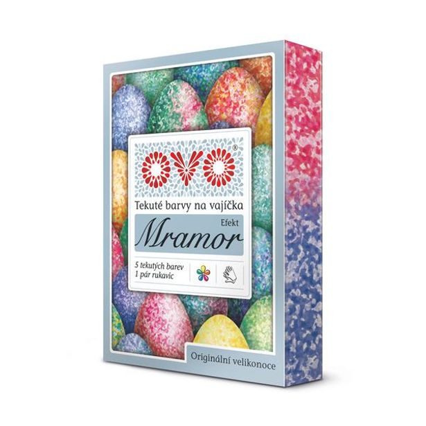 OVO OVO GEL. BARVY 4KS, EFEKT MRAMOR, á 5ML+PÁR RUKAVI_hamashop