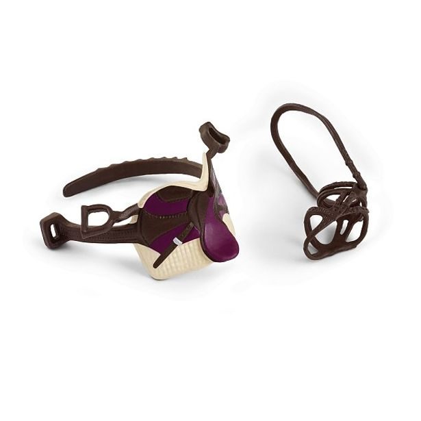 SCHLEICH Hřebec Pura Raza Espanola Stallion se sedlem a uzdou