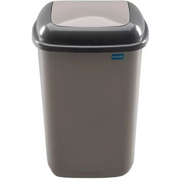 koš odp.28l QUATRO mocca,rovný výklop