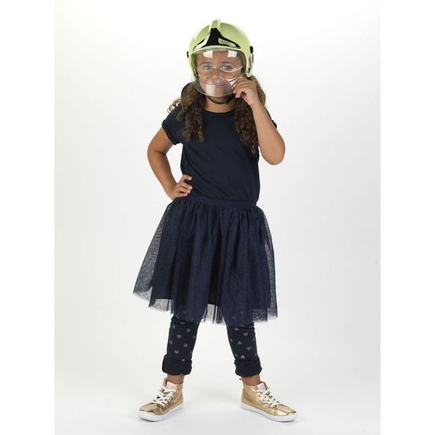 Hasičská helma, žlutá