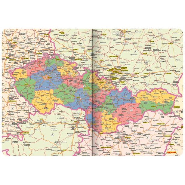 Týdenní diář Vivella Top 2025, oranžový, 15 × 21 cm