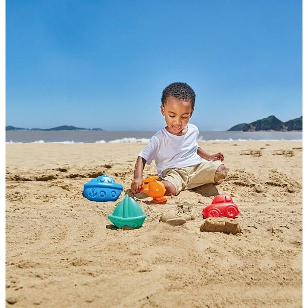 Hračky na písek - Bábovičky dopravní prostředky