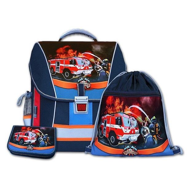 Školní batohový set Rescuer 3-dílný