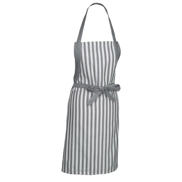 KELA Zástěra Caja 55% bavlna/45% bambus šedá 80x67 cm KL-12875
