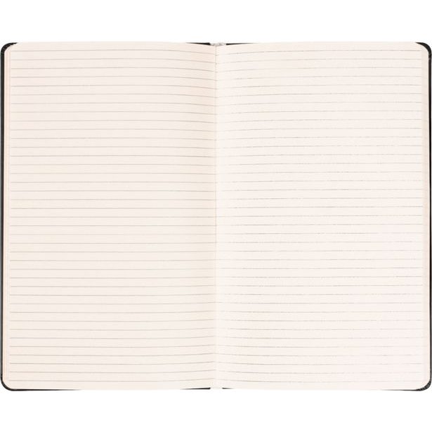 Notes Tucson černý/žlutý, linkovaný, 13 × 21 cm Baagl