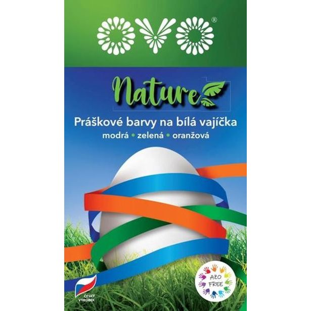 OVO OVO NATURE 3 BARVY, MODRÁ, ZELENÁ, ORANŽOVÁ_hamashop