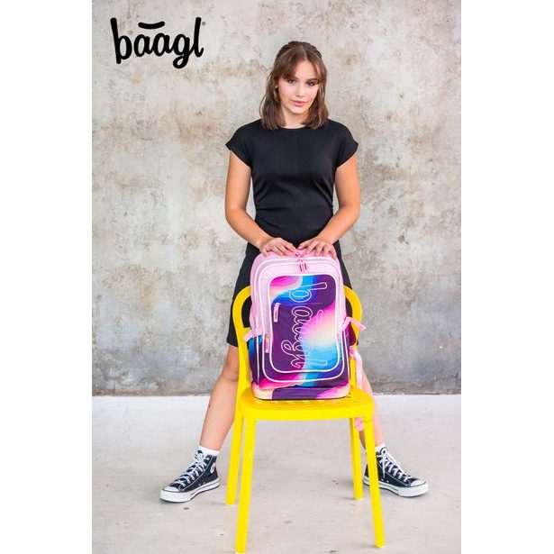 BAAGL SET 5 Cubic Lyra: batoh, penál, sáček, ledvinka, obal na notebook GRS