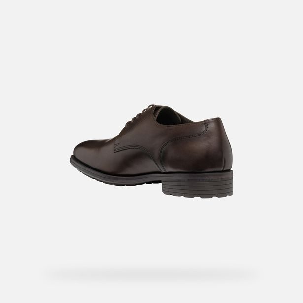 Hnědá pánská společenská obuv Geox Walk Pleasure F