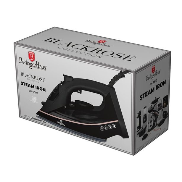 BERLINGERHAUS Žehlička napařovací 2200 W Black Rose Collection BH-9592