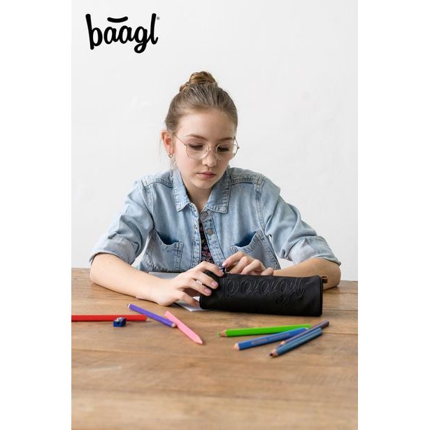 BAAGL Studentské pouzdro Darkness