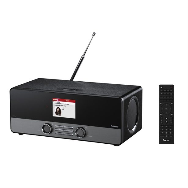 Hama digitální rádio DIR3100, DAB+, internetové rádio, FM/A, černé