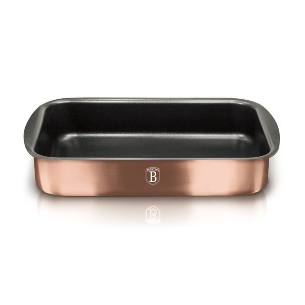 BERLINGERHAUS Plech na pečení s titanovým povrchem 40x28,5 cm Rose Gold Line BH-7898