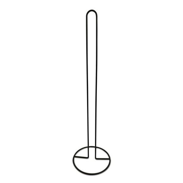 TORO STOJAN NA TOALETNÍ PAPÍR MAT ČERNÁ 16X16X56CM SS_hamashop