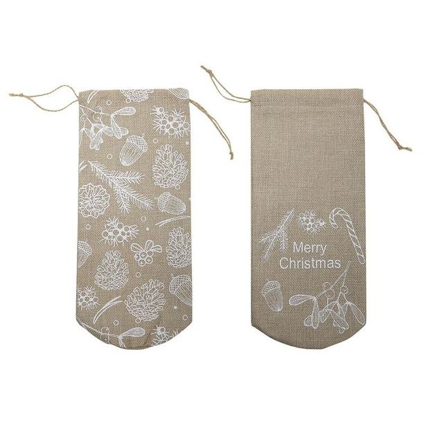 HIT PYTLÍK DÁRKOVÝ Z JUTY 10X30 CM, ŠEDÁ, 2 ASSORT_hamashop