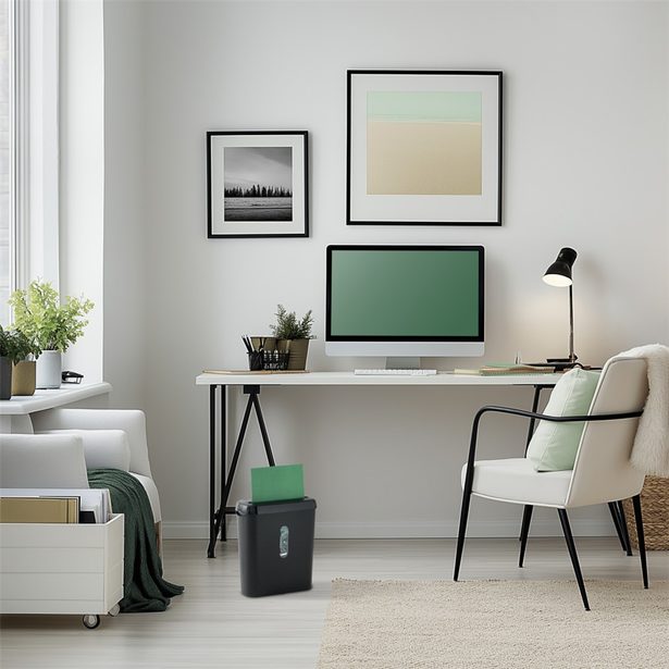 Hama Classic S61, skartovačka, přímý řez, 6 listů, bezpečnostní úroveň P2 T2 E2