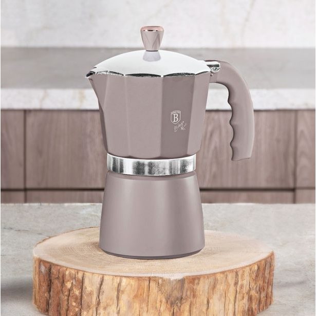 BERLINGERHAUS Konvice na espresso 9 šálků Taupe Collection BH-8570