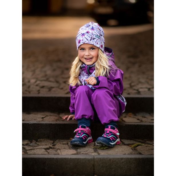 Unuo, Batolecí softshellové kalhoty s fleecem, Ostružinová, Louka