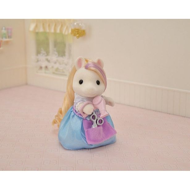Sylvanian family Poník s vlasy v kadeřnictví