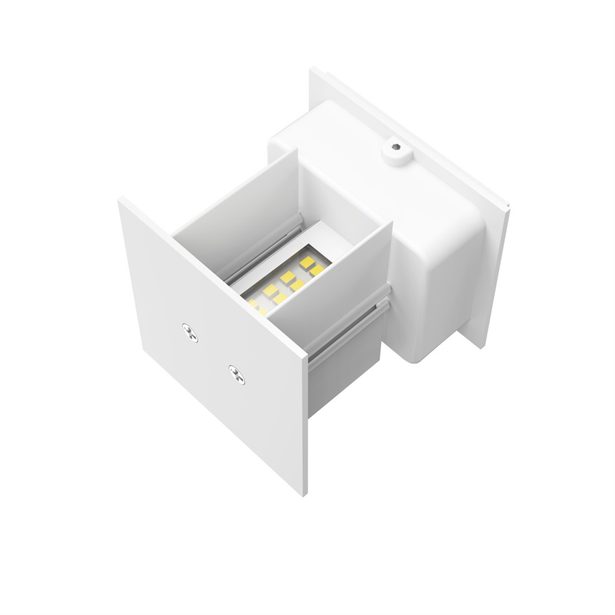 Hama SMART WiFi nástěnné světlo, čtvercové, 10 cm, IP44, pro vnější i vnitřní použití, bílé