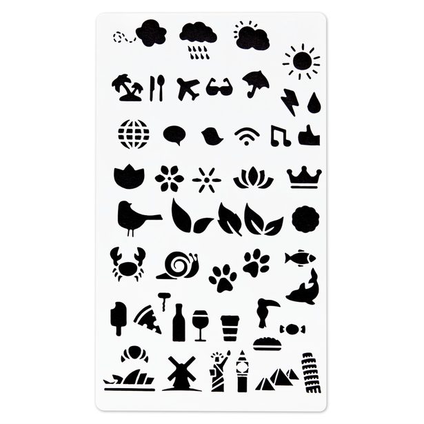 Hama šablony pro kreativní tvorbu - set 5 ks